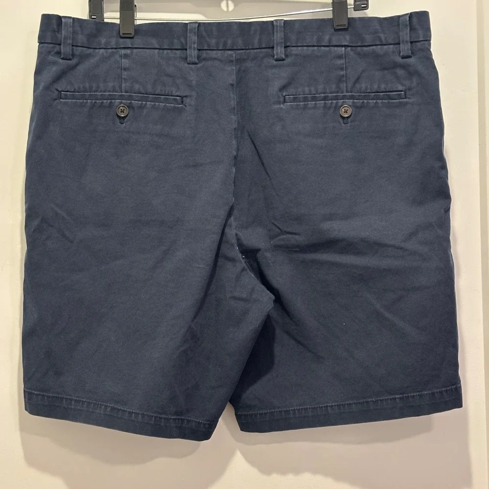 Banana Republic Aiden‎ Short Mens 38 Navy Blue Slim Fit Chino Shorts Cotton